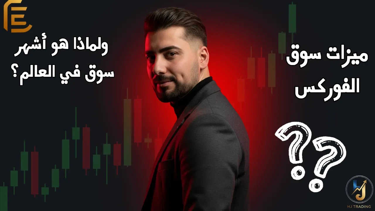 🎓 الدرس 7_ ميزات سوق الفوركس – ولماذا هو أشهر سوق في العالم؟ lesson poster