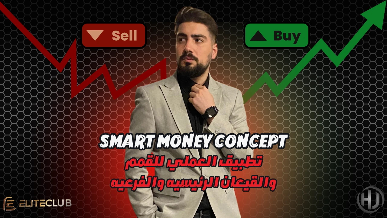5-تطبيق العملي للقمم والقيعان الرئيسيه والفرعيه lesson poster
