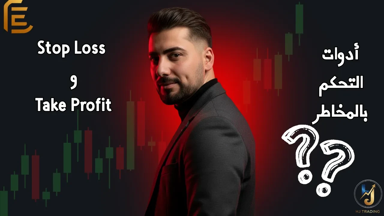 🎓 الدرس 17 _ أدوات التحكم بالمخاطر (Stop Loss _ Take Profit) lesson poster