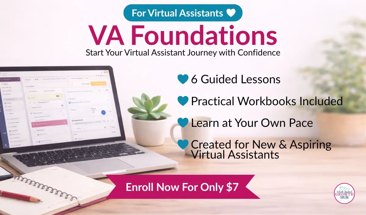 VA Foundations - Start Your Virtual Assistant Journey with Confidence