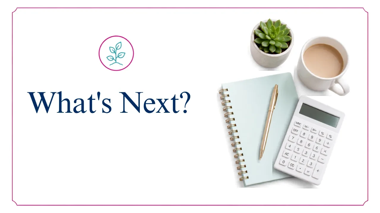What's Next? lesson poster