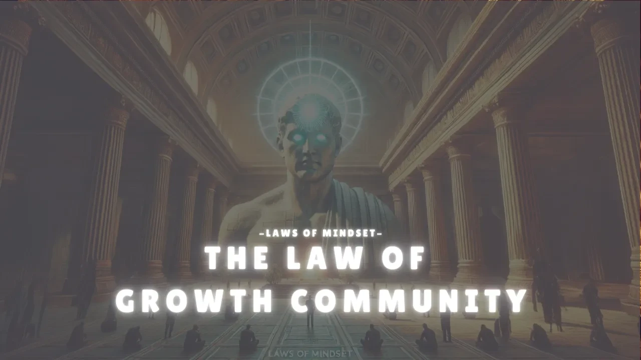 The Law of Growth Community lesson poster