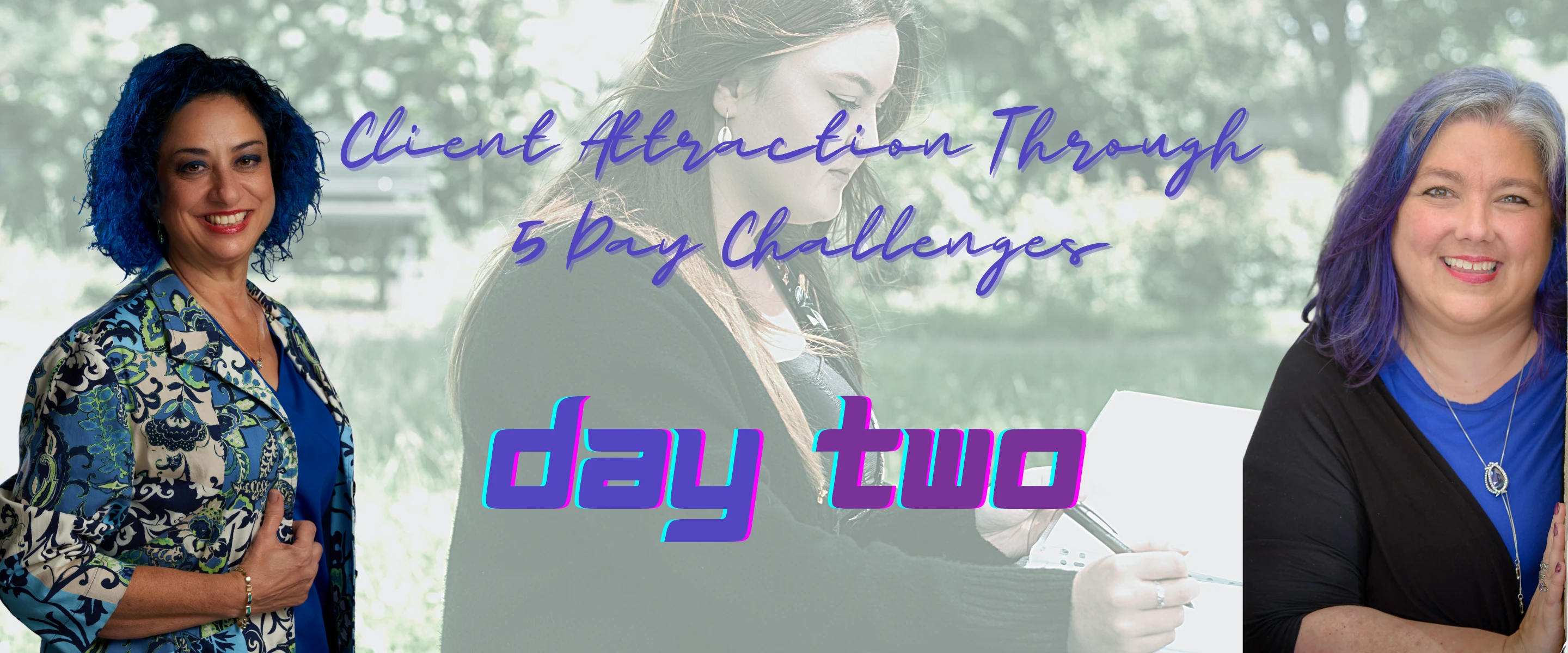 Day 2:  Structure of a 5 Day Challenge lesson poster