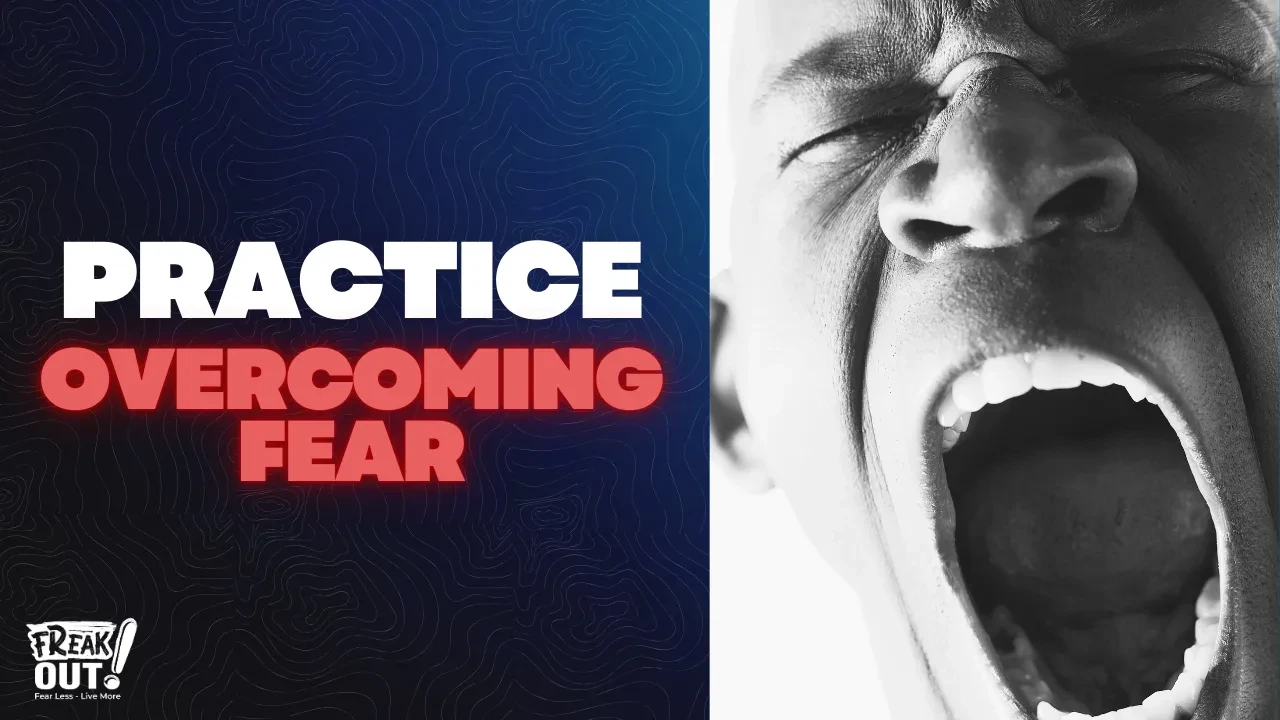 S3 Lesson 2: How to Mentally rehearse and practice overcoming fear lesson poster