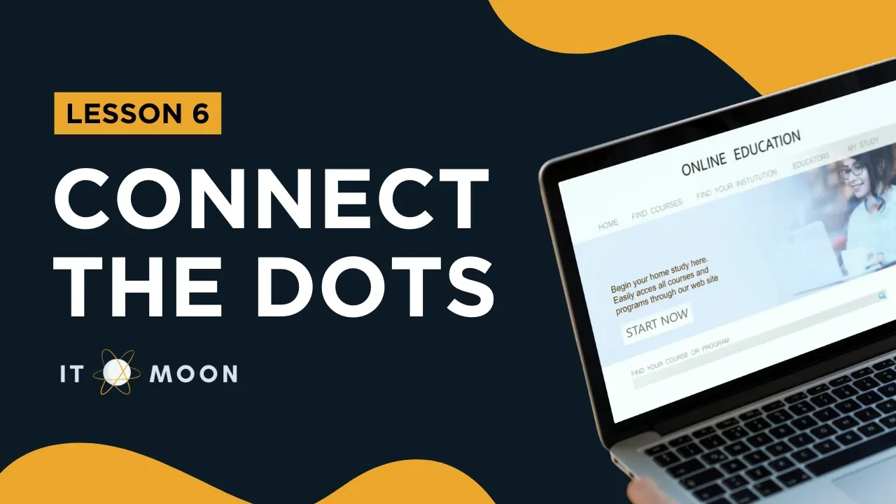 Lesson 6 – Connect the Dots lesson poster