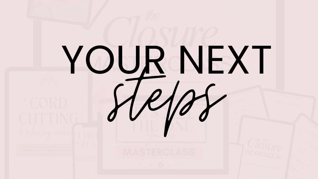 Your next Steps To Healing.. Click HERE lesson poster