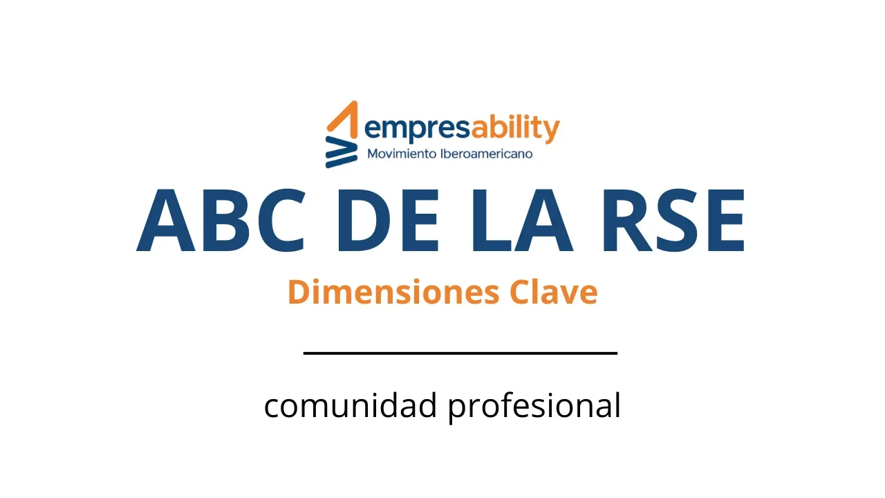 4. Dimensiones clave de la RSE lesson poster
