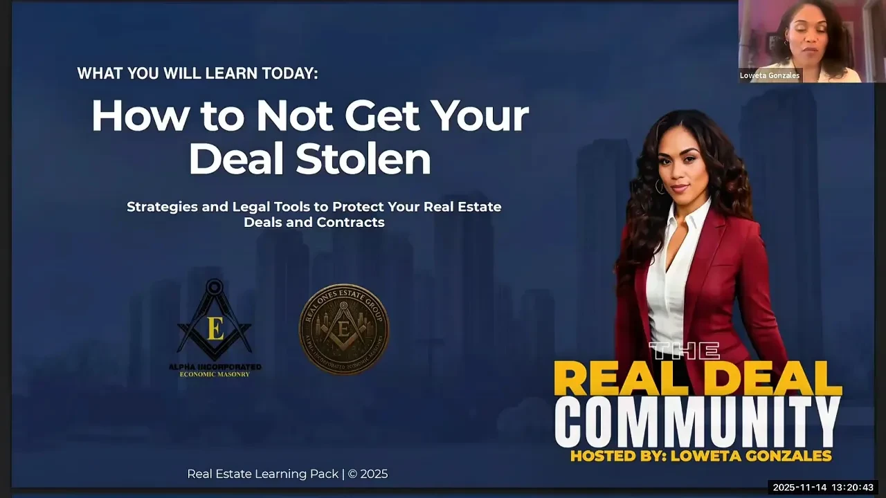 How to Not Get Your Deal Stolen (Protecting Deals) lesson poster