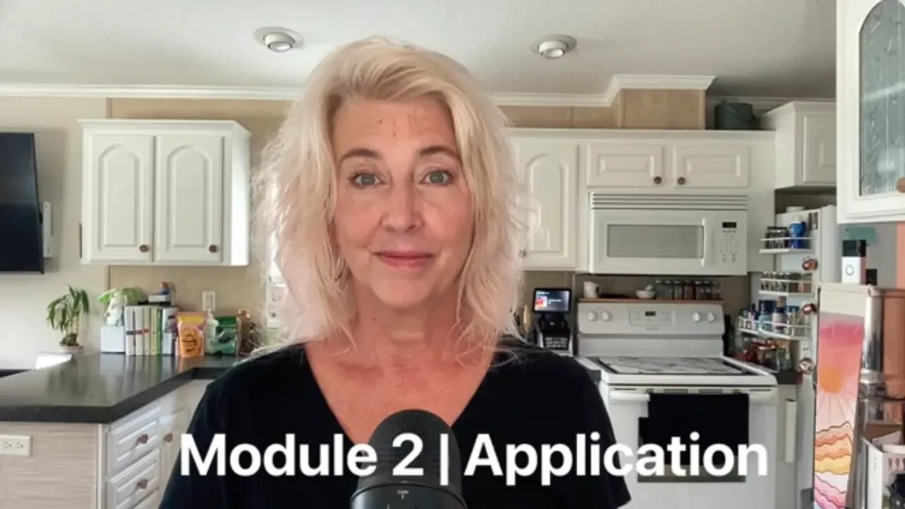 Module 2: The Application Process lesson poster