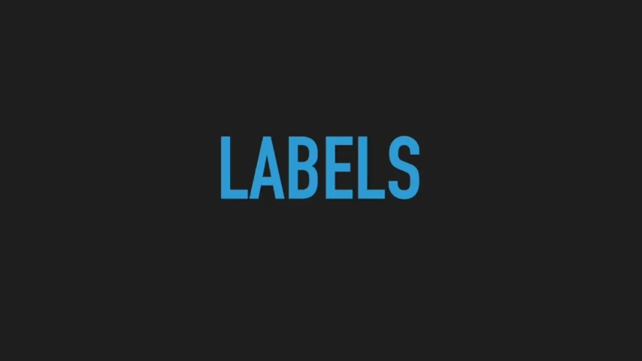 Labels lesson poster