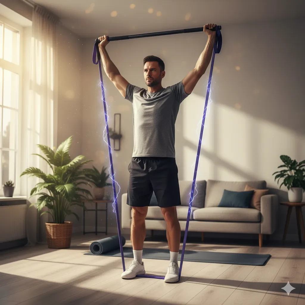 Lesson 4: Effective At-Home Workouts lesson poster