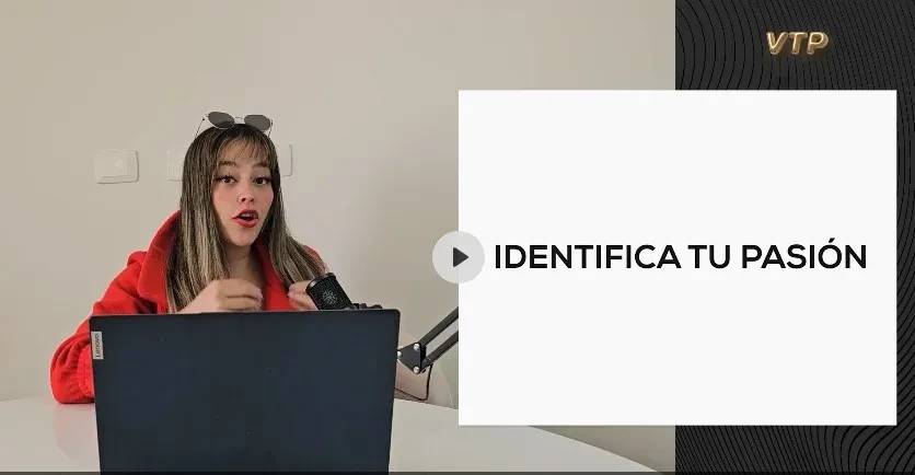 Identifica tu pasión lesson poster