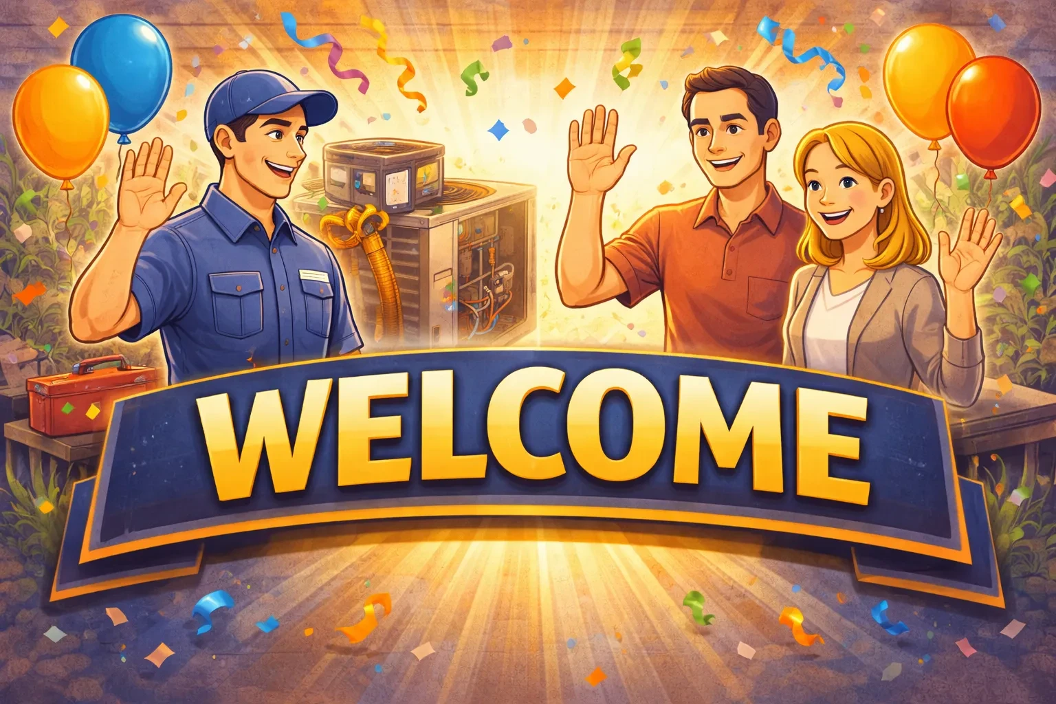 Welcome Message (Start Here) lesson poster