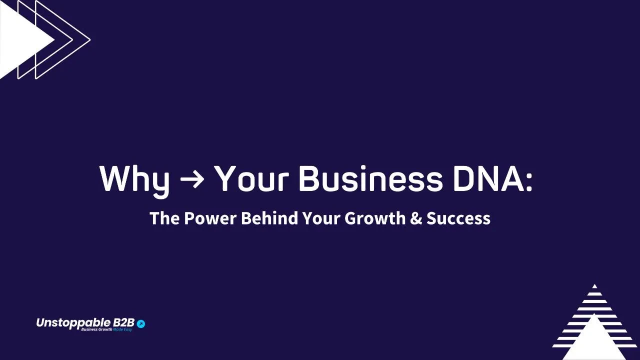 Why → Your Business DNA: The Power Behind Your Growth & Success lesson poster