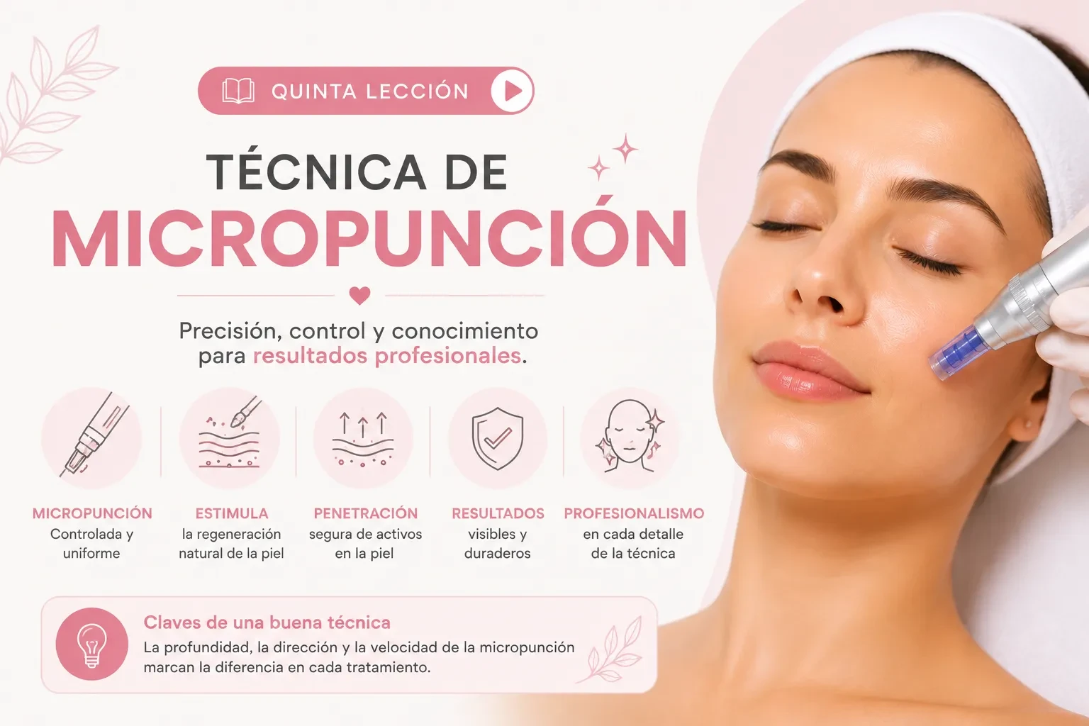 Técnica micropunción lesson poster