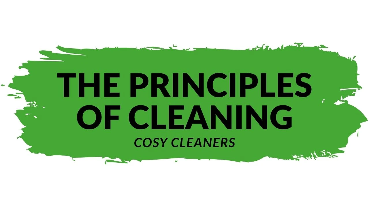 The Principles of Cleaning lesson poster