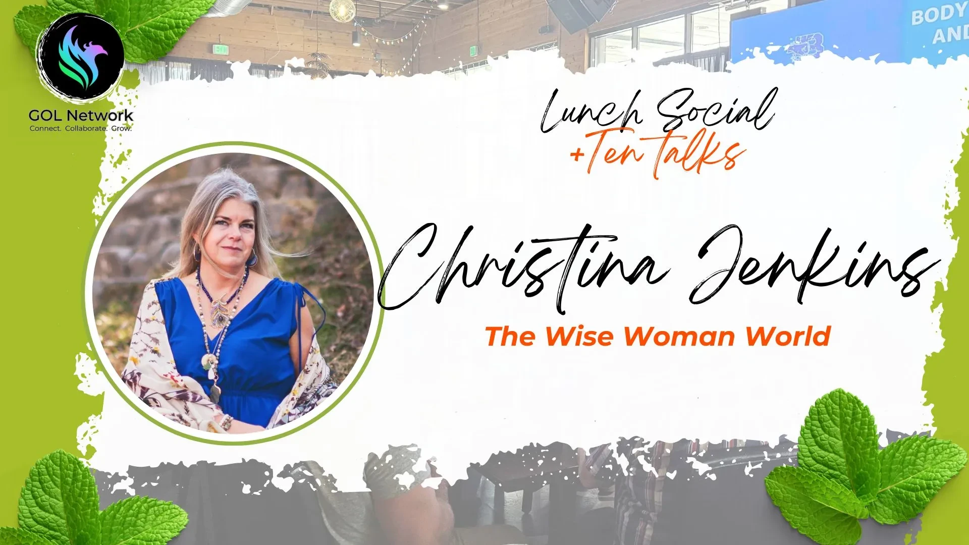 TEN TALK (July) - "The Sacred Rewrite: New Language for Frequency, Resonance, Alignment and Truth." - Guest Speaker: Christina Jenkins lesson poster