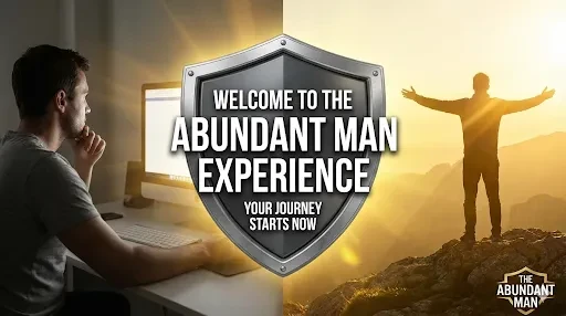 Welcome to The Abundant Man! lesson poster