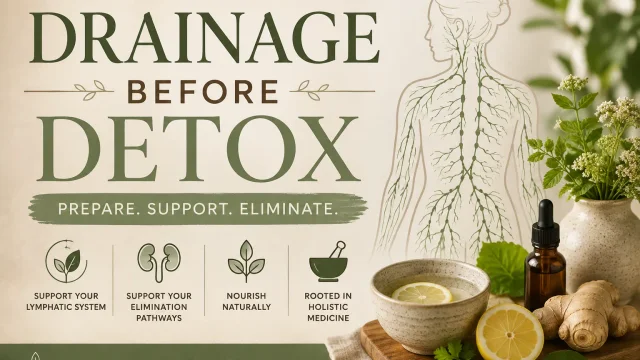 Drainage Before Detox