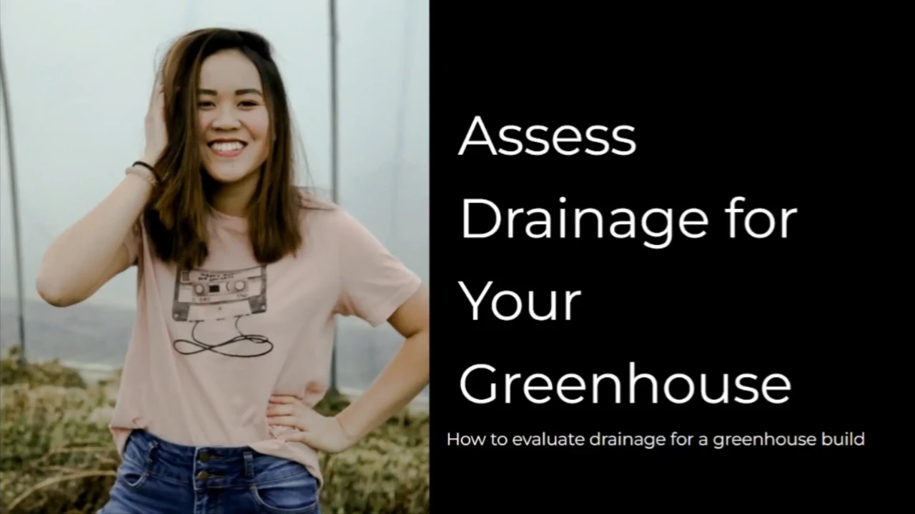 Assess Drainage lesson poster