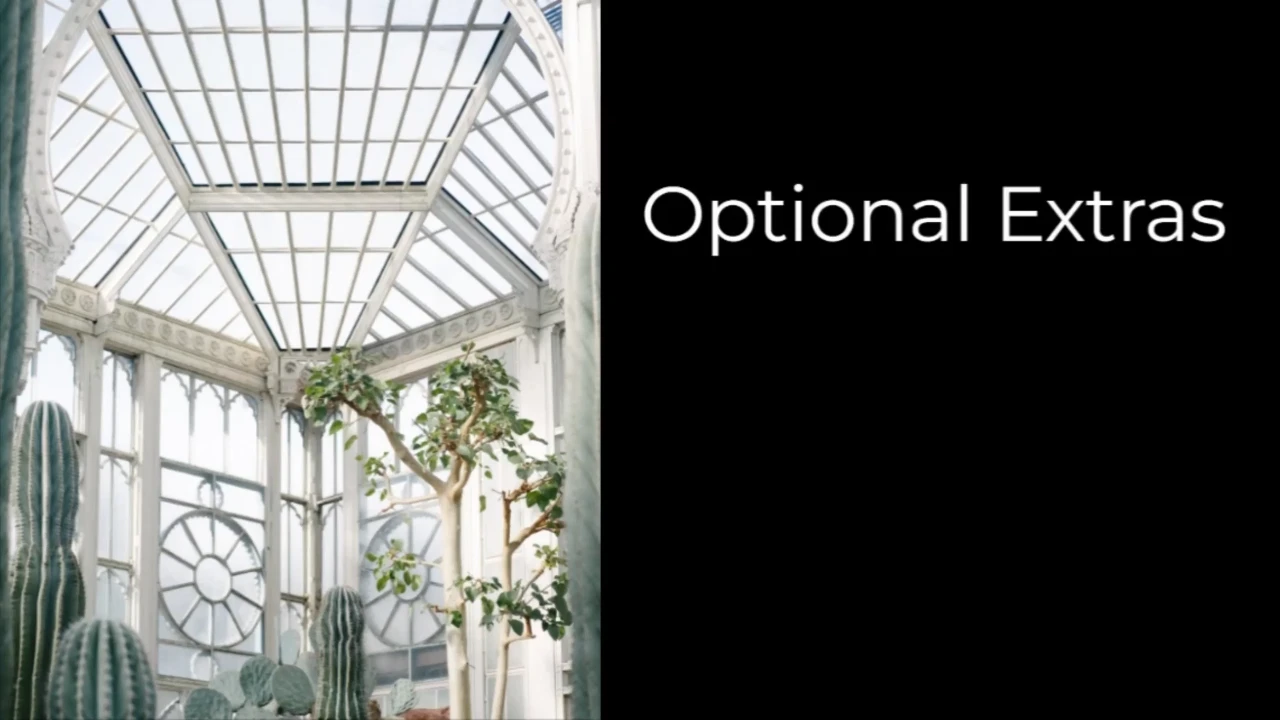Optional Extras lesson poster