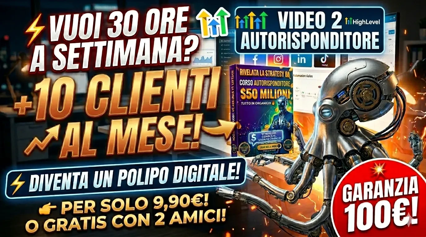 Autorisponditore IG/FB lesson poster