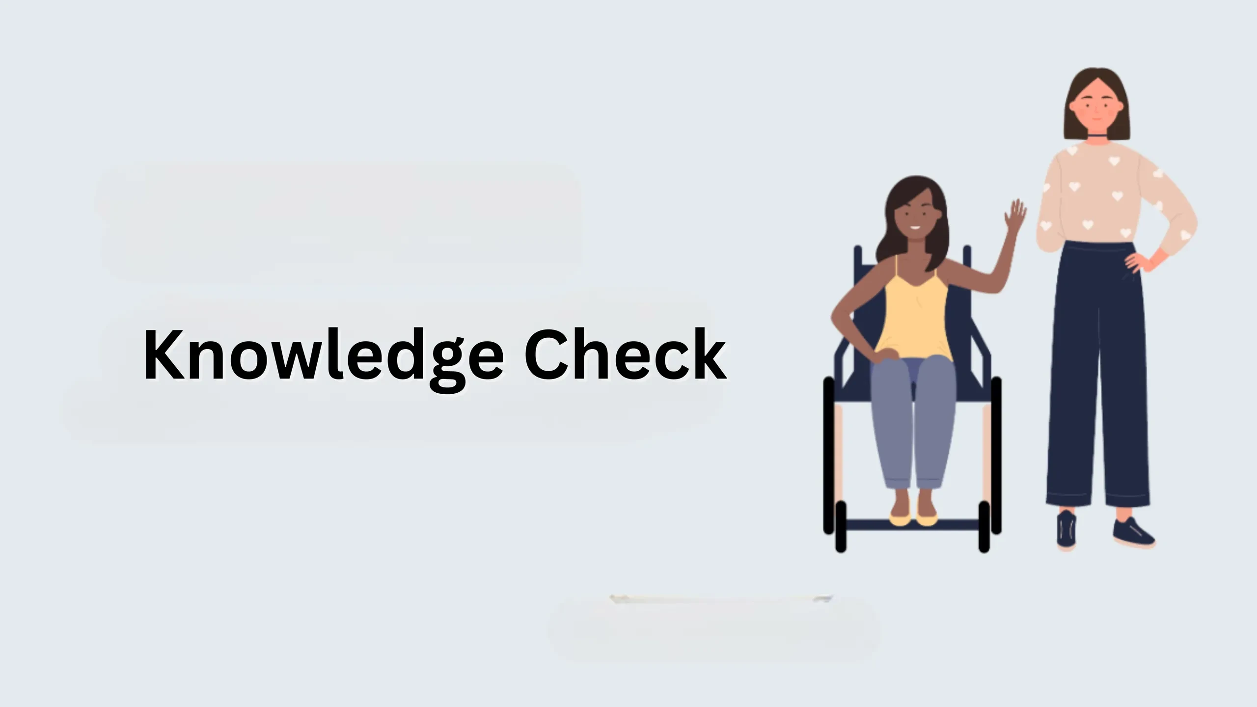 Knowledge Check lesson poster