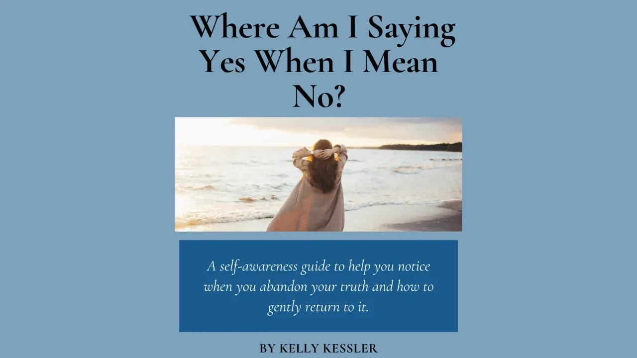 Mini Workbook: Where Am I Saying Yes When I Mean No? lesson poster