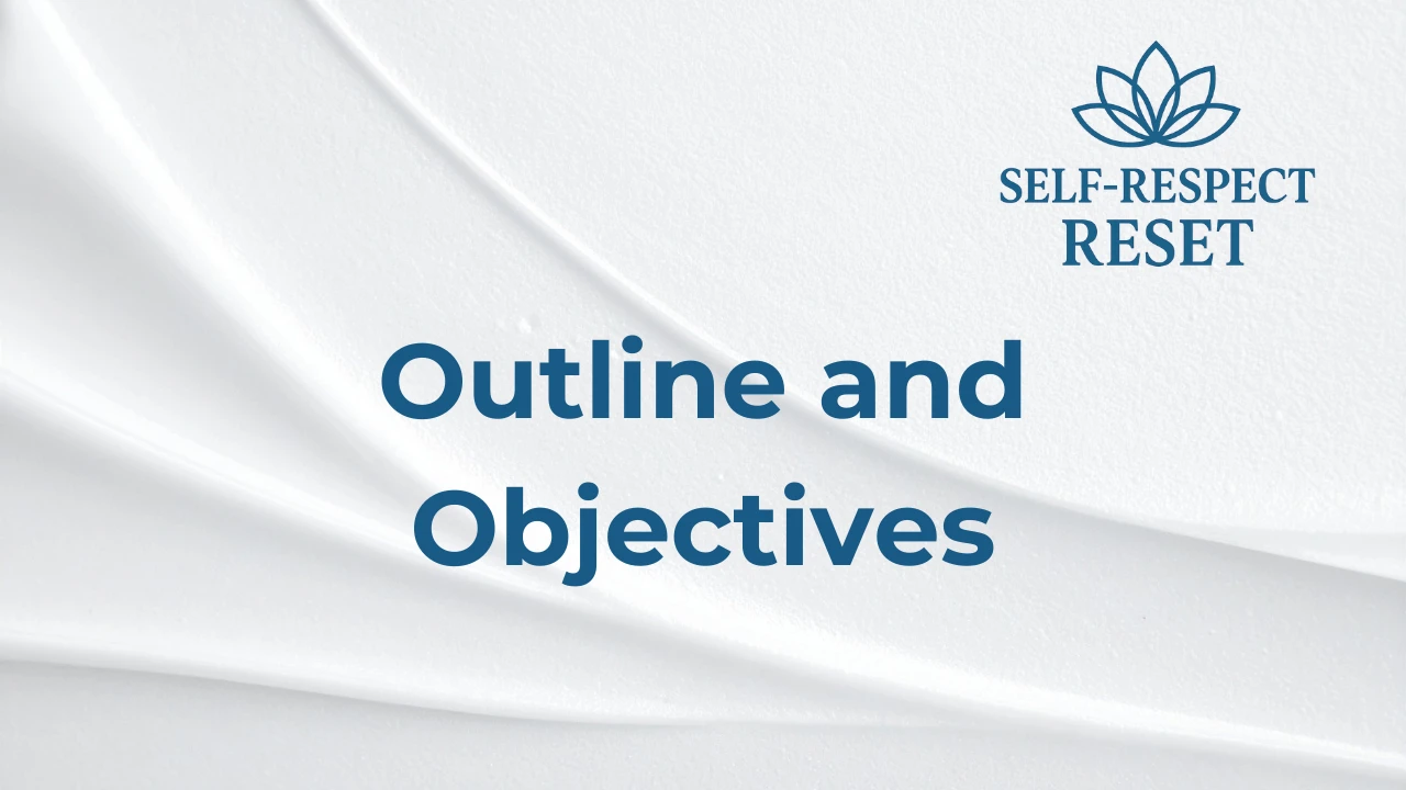 Outline and Objectives lesson poster