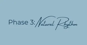 Phase 3: Natural Rhythm lesson poster