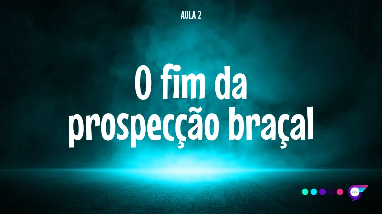 O Fim da Prospecção Braçal lesson poster