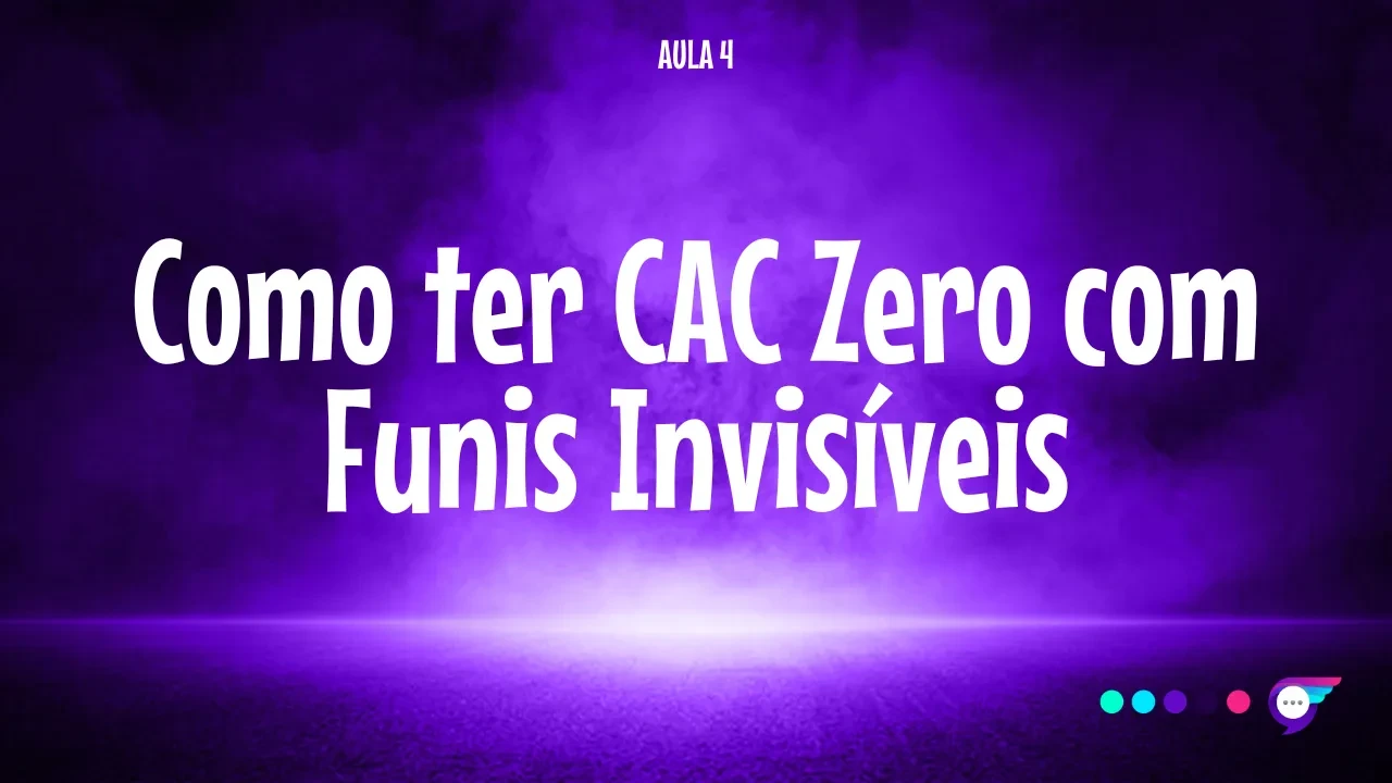 Como Ter CAC Zero com Funis Invisíveis lesson poster
