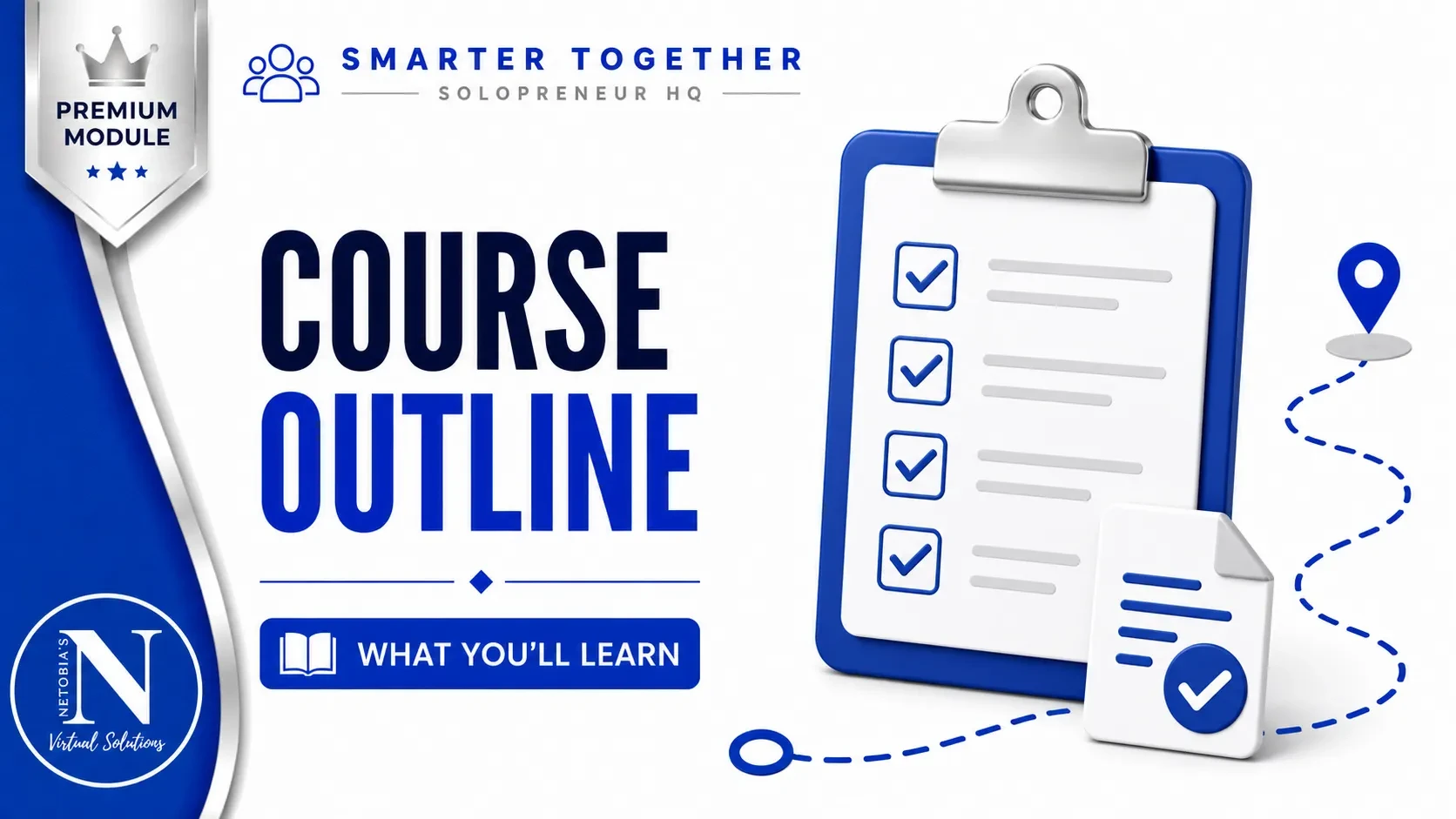 Course Outline lesson poster