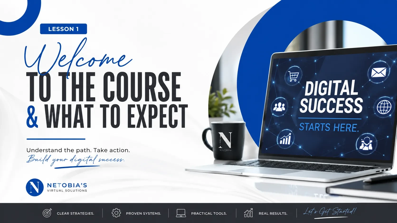 Welcome to the Course & What to Expect lesson poster
