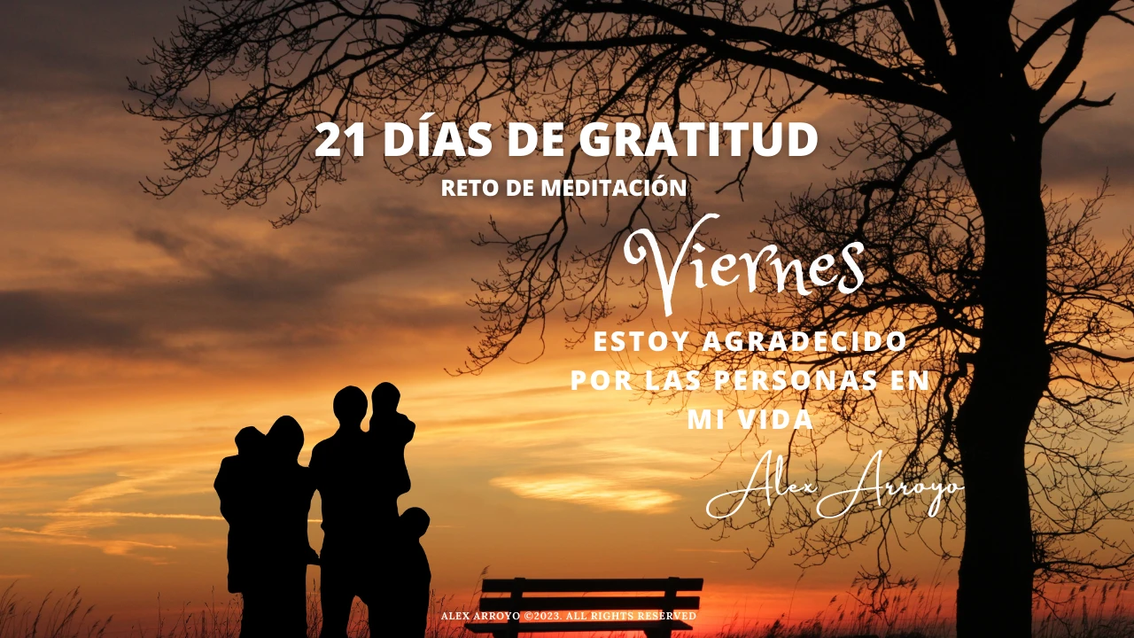 VIERNES: ESTOY AGRADECIDA POR LAS PERSONAS EN MI VIDA lesson poster