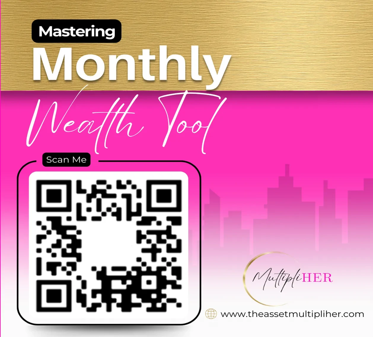 Mastering Monthly Wealth Tool lesson poster