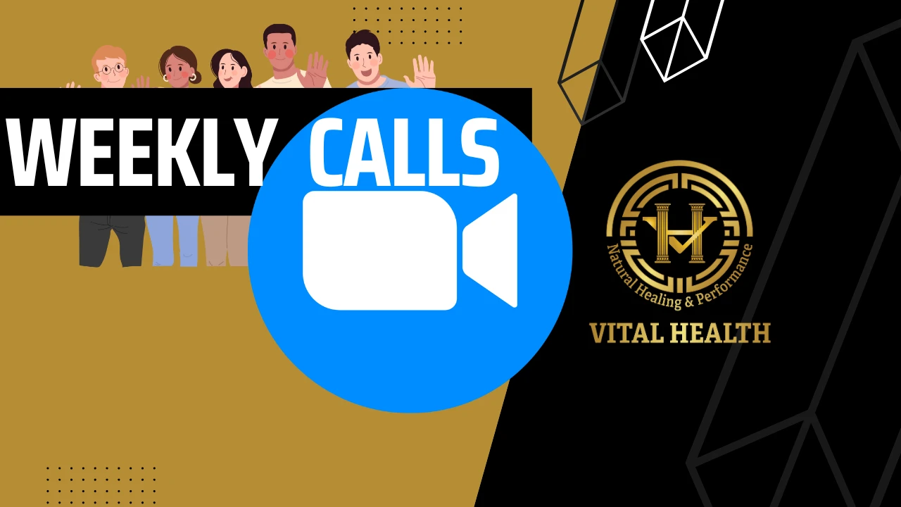 How to join the weekly live calls lesson poster