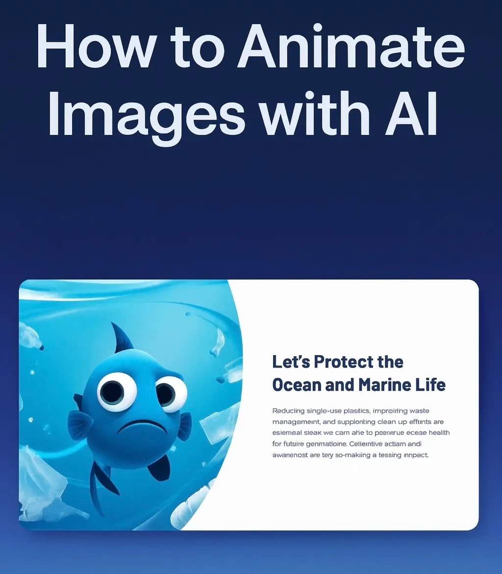 How to Animate Images with AI lesson poster