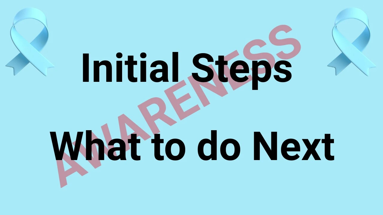 Initial Steps to Support Your Prostate Health lesson poster