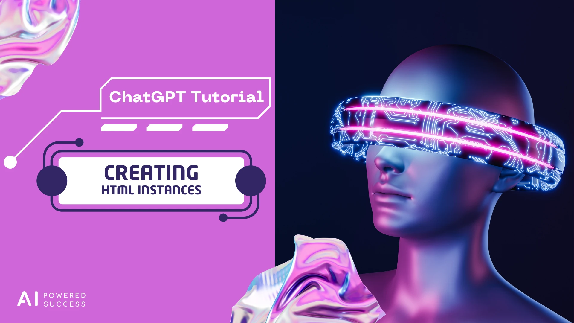 Creating HTML Instances lesson poster