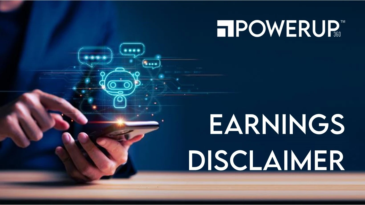 Earnings Disclaimer lesson poster