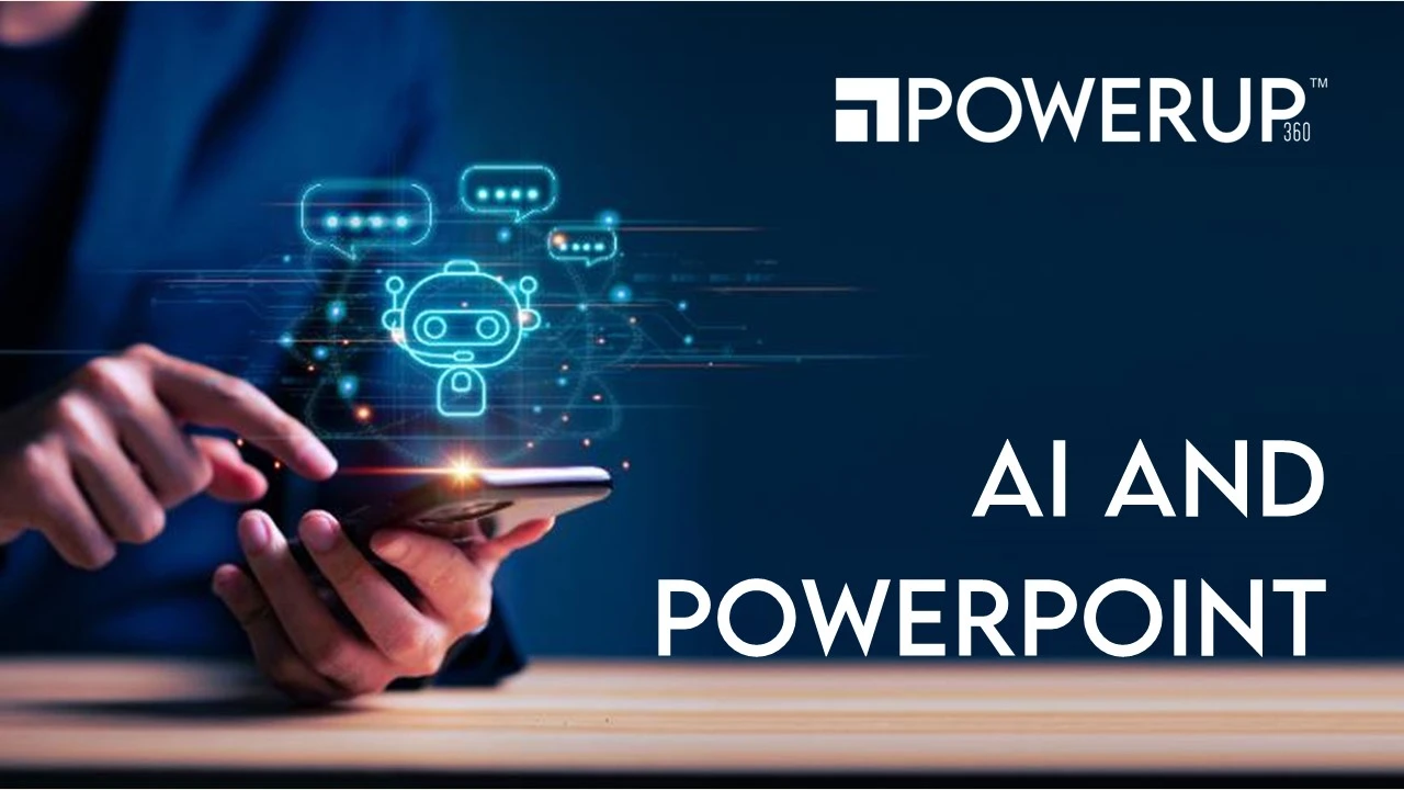 AI and Powerpoint lesson poster