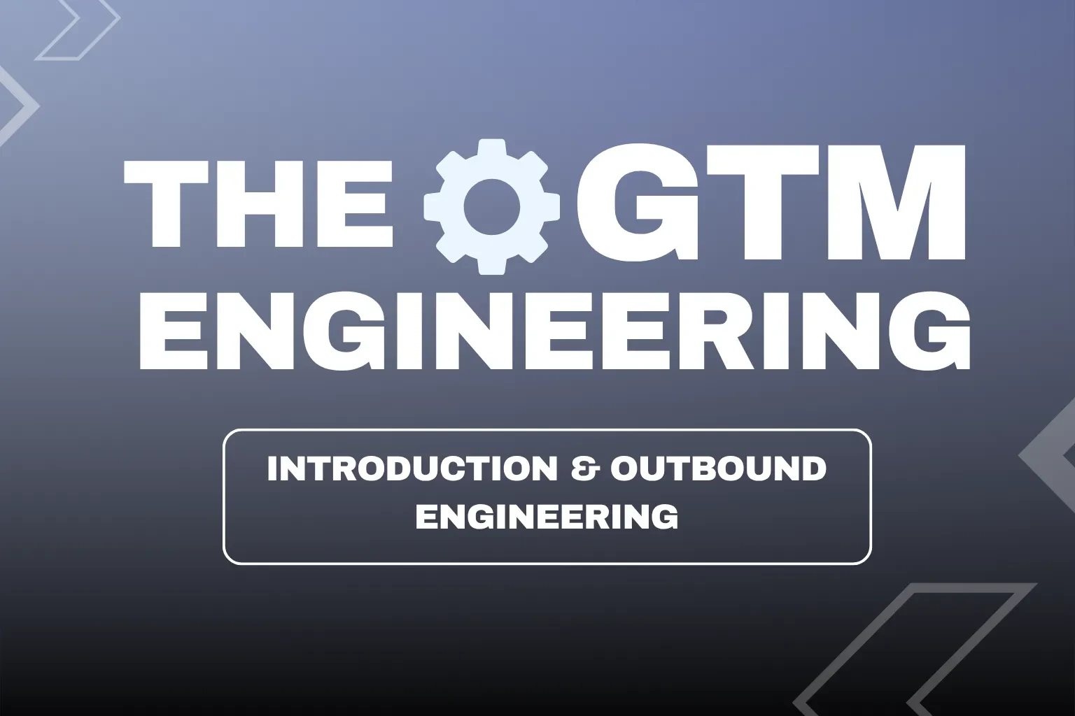 Welcome to our GTM Journey lesson poster