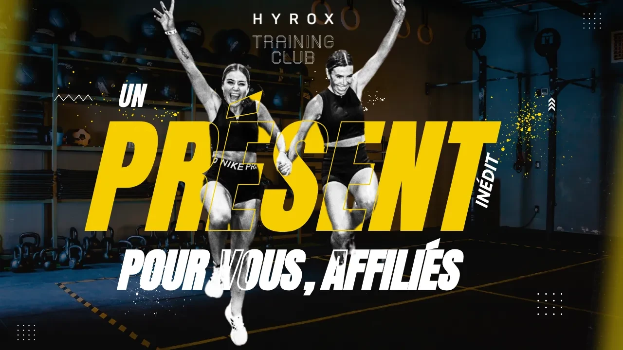 Bienvenue dans le pack Business partner HYROX lesson poster