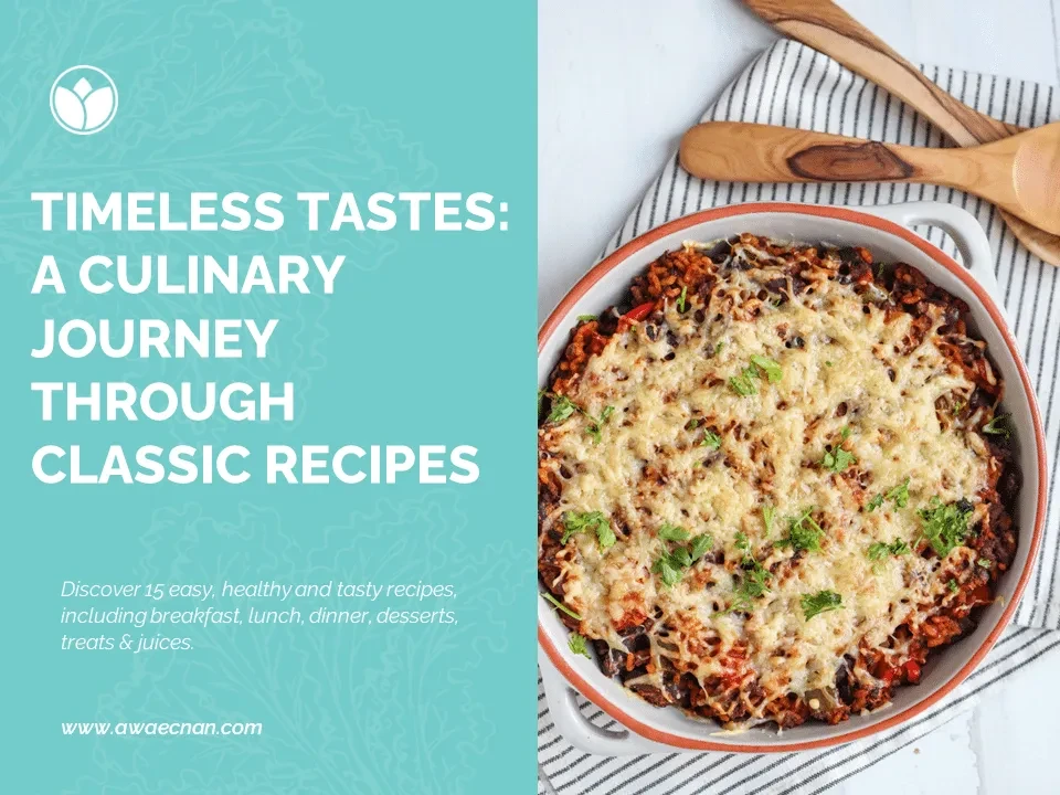 Timeless Taste Recipe Pack lesson poster