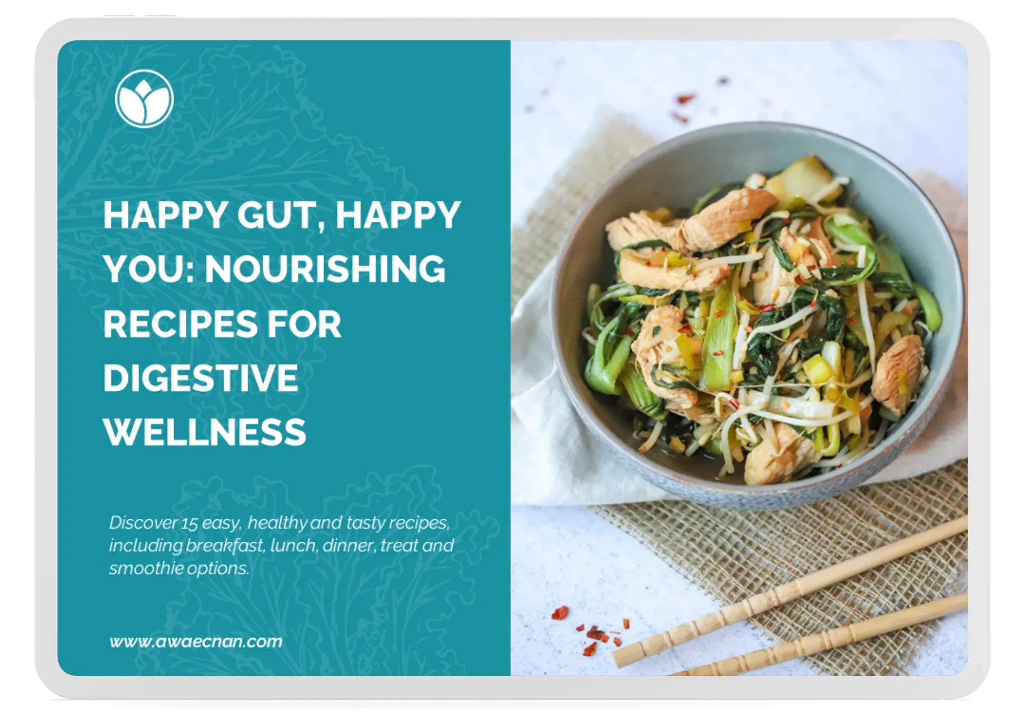 Happy Gut, Happy You: Nourishing Recipes for Digestive Wellness Recipe Pack lesson poster