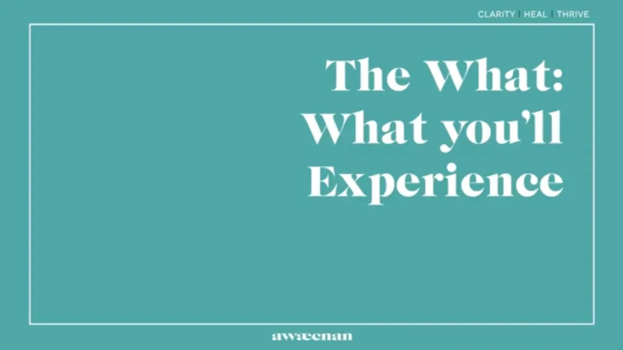 What you'll Experience lesson poster