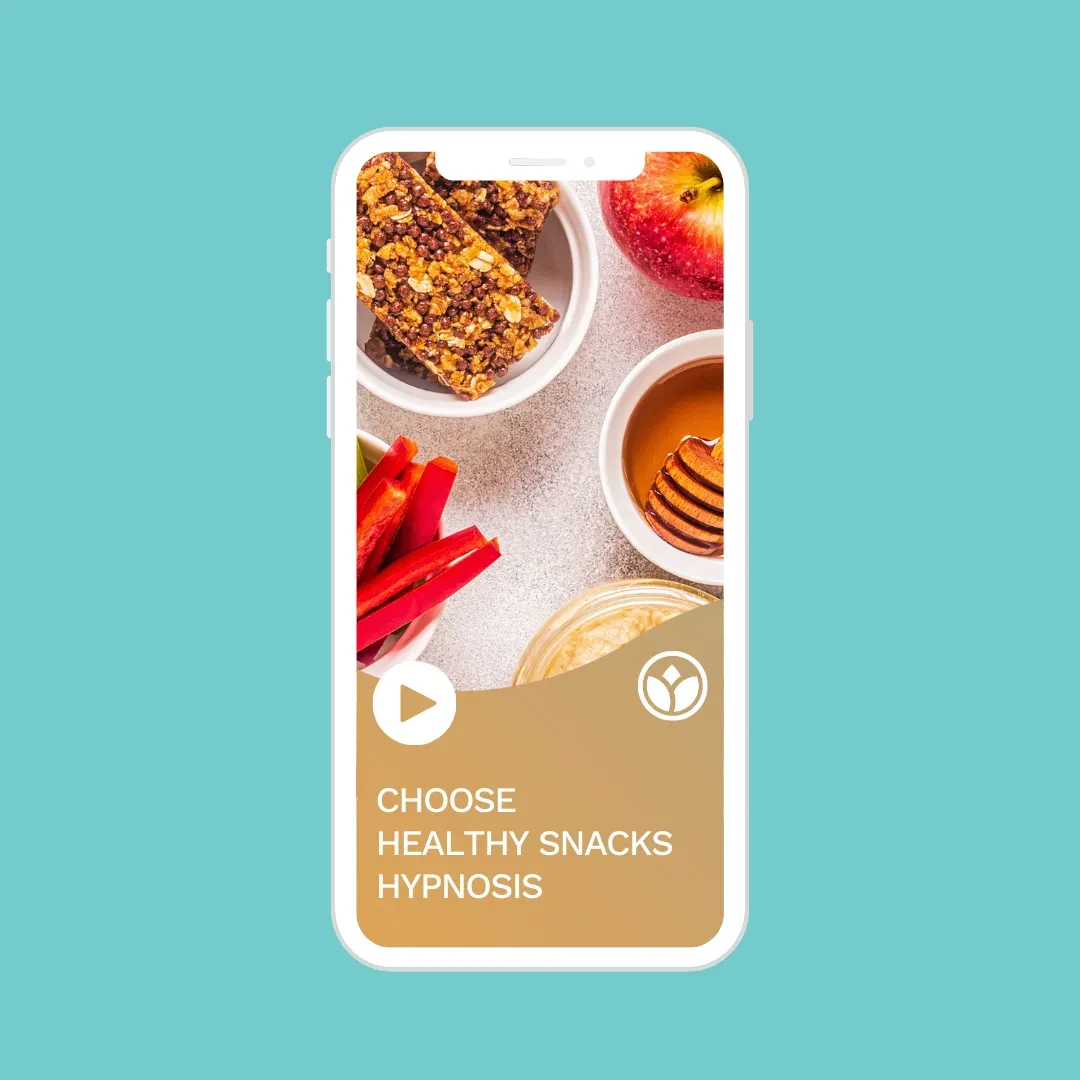 Healthy Snacking Hypnosis lesson poster