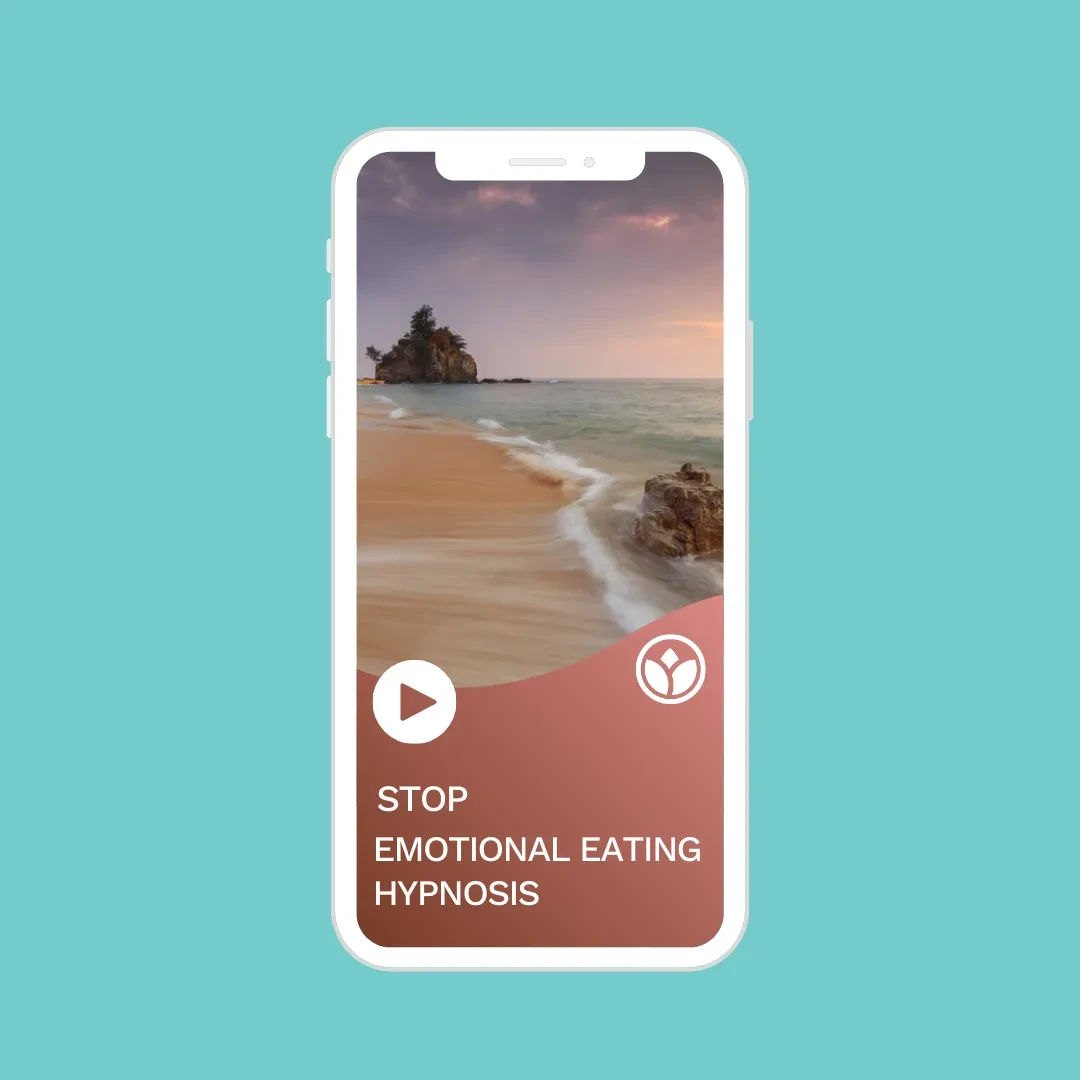 Stop Emotional Eating Hypnosis for Wellness lesson poster