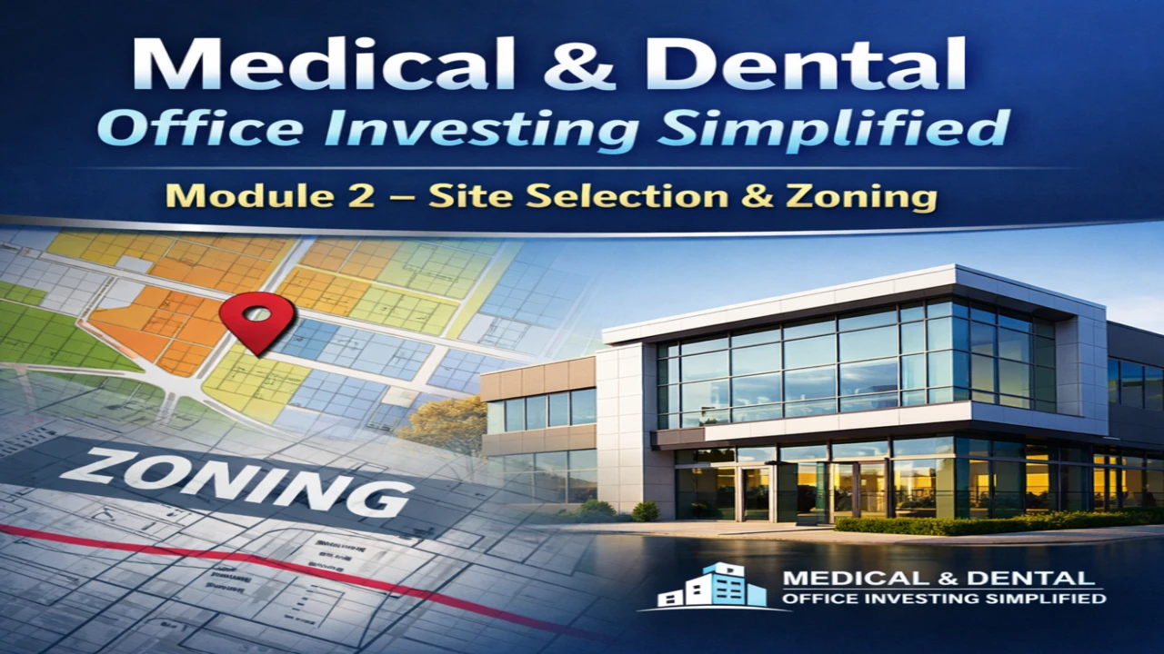 Module 3 - Site Selection & Zoning lesson poster